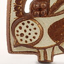 Noomi Backhausen (1970s) Charming Bird Relief Wall Plaque 24 cm