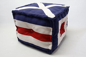 Seat pouf Signal flags 45x45x45 cm
