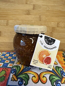 Mont Blanc Fikon- och apelsinmarmelad 240 g