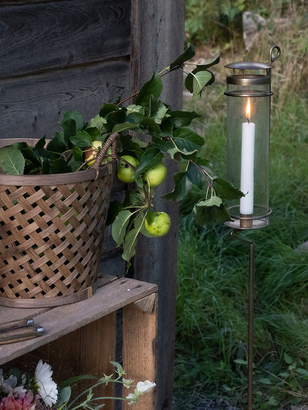 Candlestick - Candle lantern on a stick - Candle stick Brass - 3