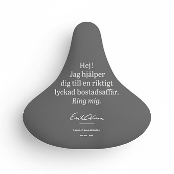 Sadelskydd med personligt tryck 