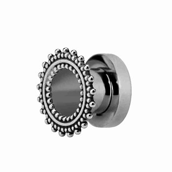 Töjsmycke till örpiercing i kirurgiskt stål. 8 mm