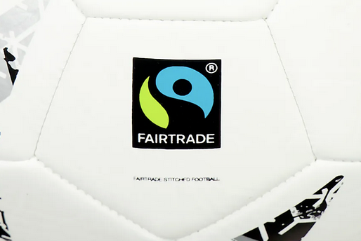 Fairtrade fodbold str. 4 hvid/sort - 2