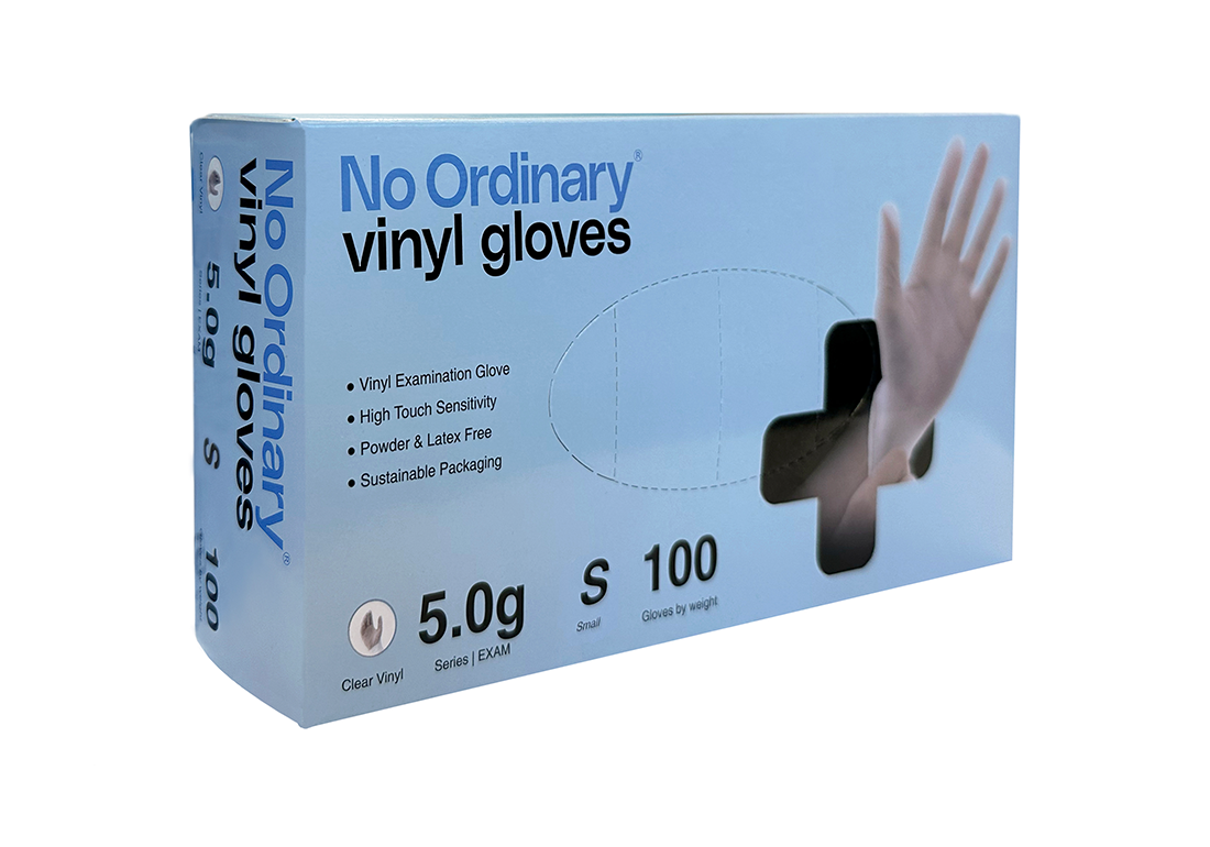 Vinylhandske No Ordinary Puderfri 100 st/fp