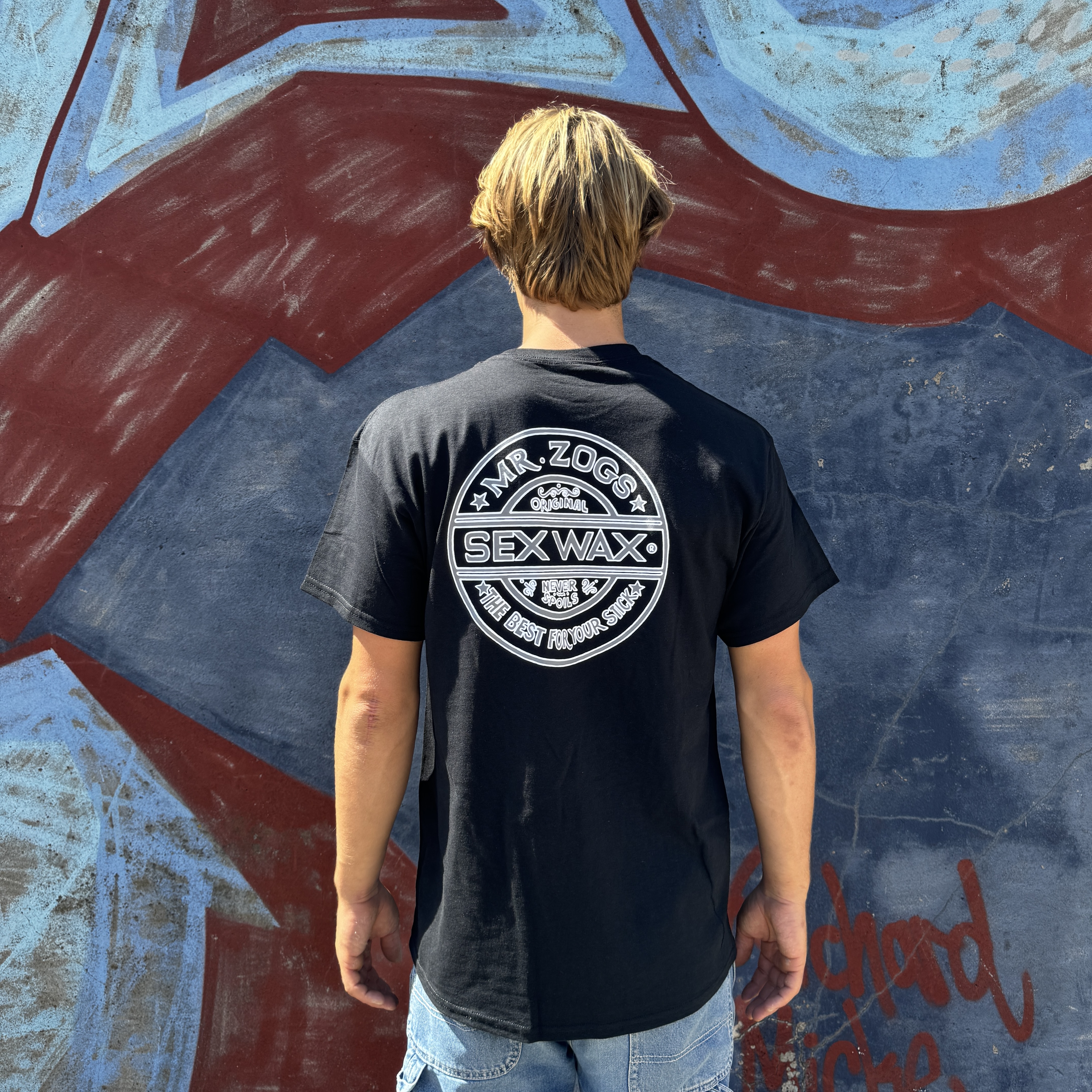 Sex Wax T-shirt svart pinstripe