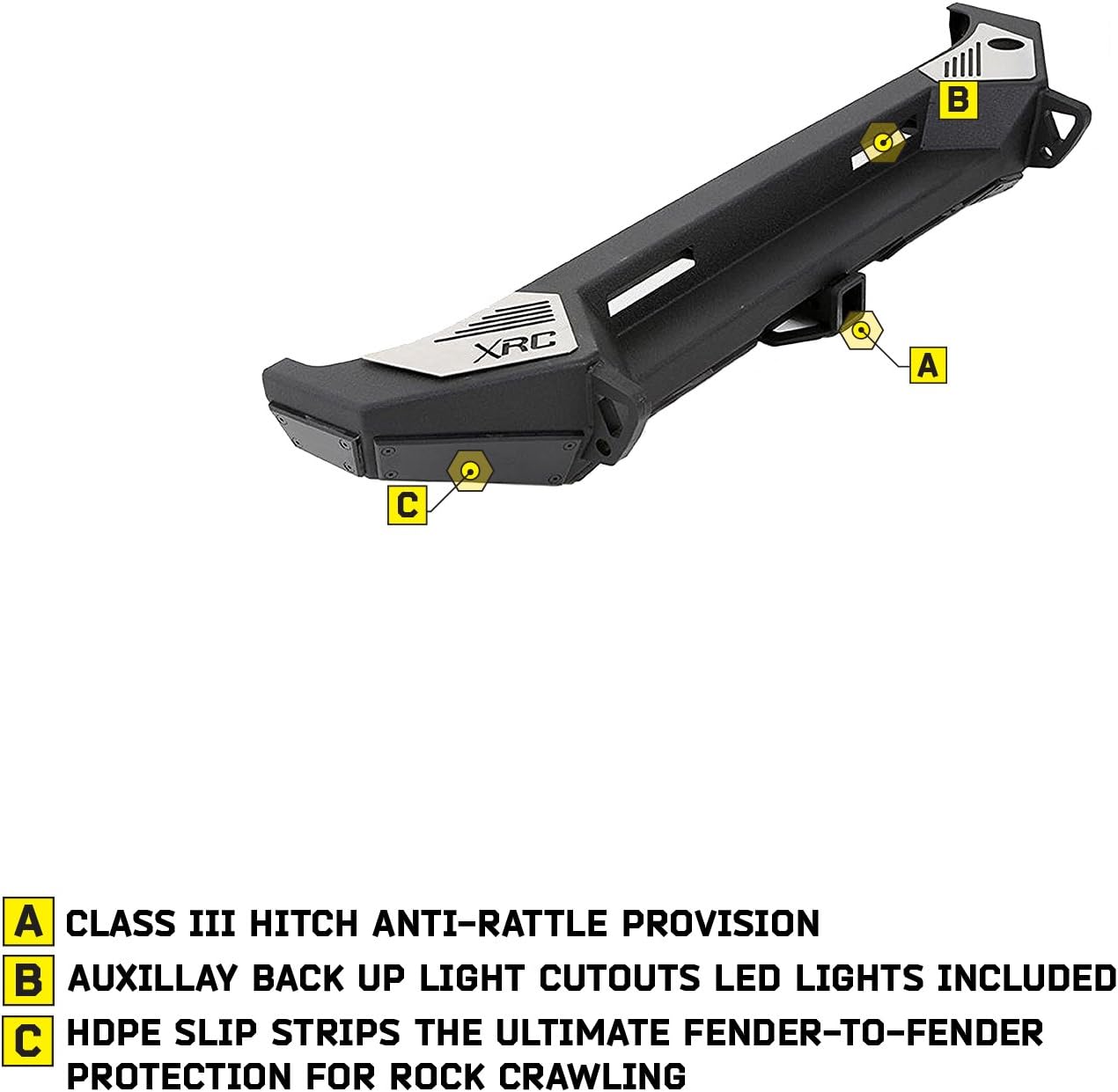 Smittybilt XRC Gen 2 Rear Bumper - Jeep JK & JKU - 4