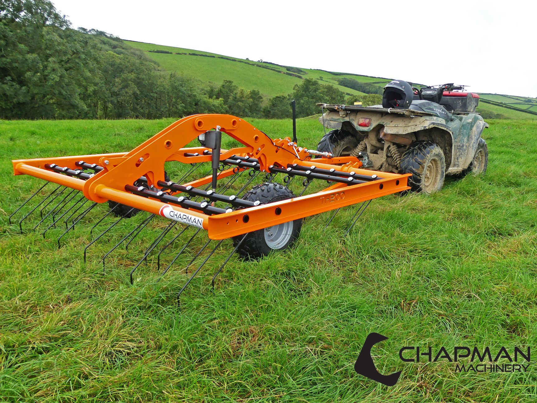 Harv ATV CHAPMAN TH200 från Chapman Machinery med 2 m arbetsbredd