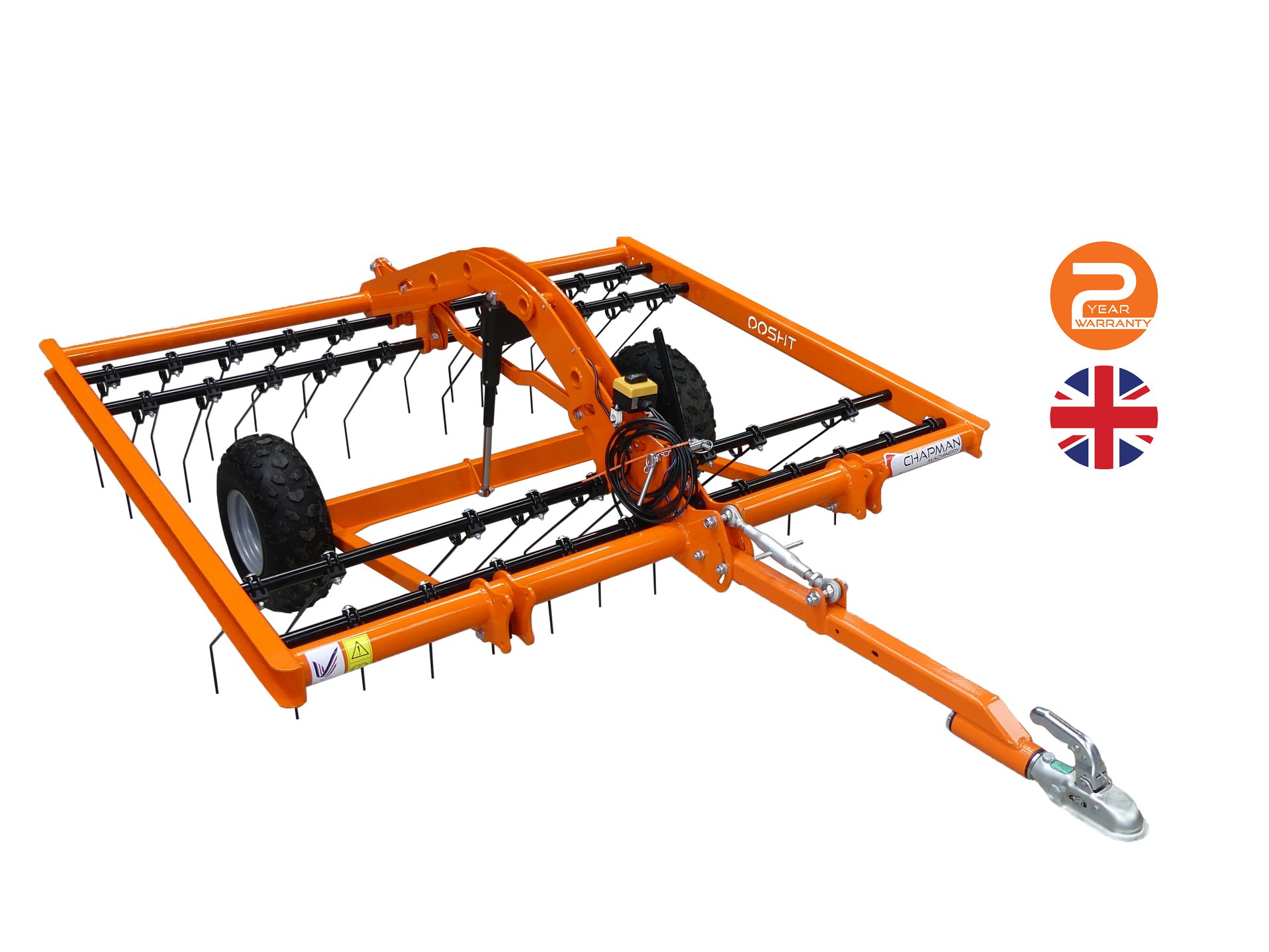 CHAPMAN TH200 pinnharv sedd i vinkel bakom ATV
