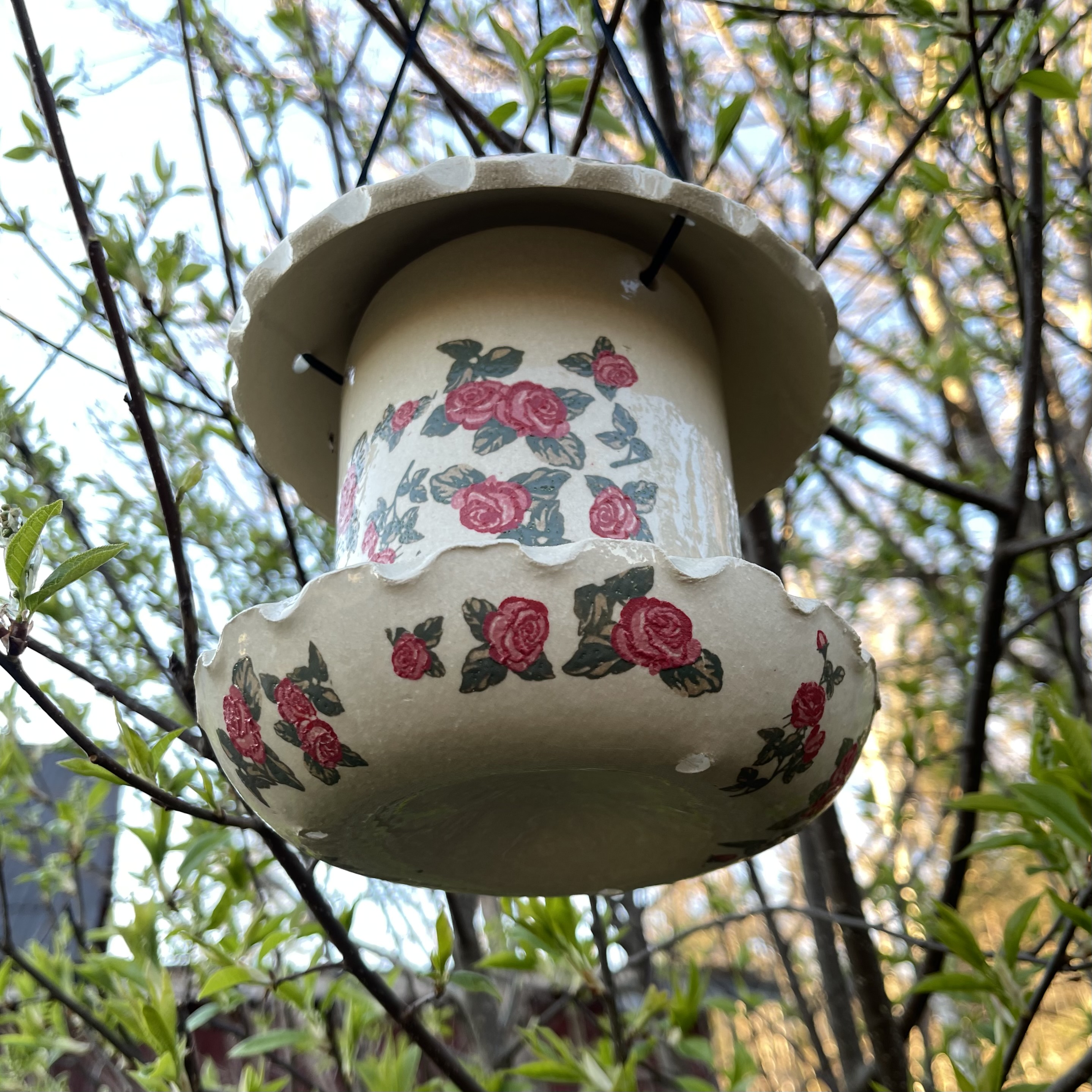 Fuglemater Rustikke Roser Stor - 5