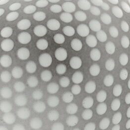 Ingrid Atterberg (Västkust 1943) Swelling Vase with White Dots 18/16 cm