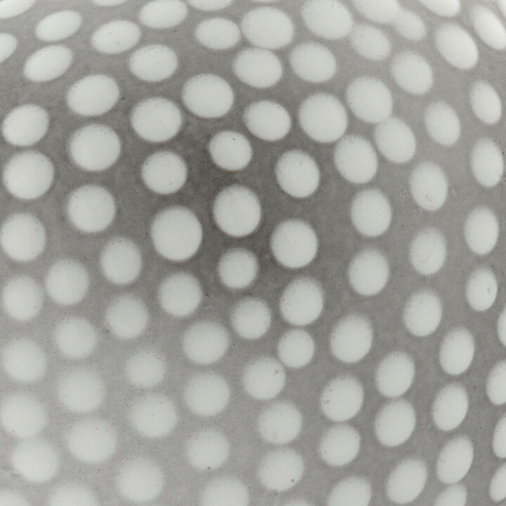 Ingrid Atterberg (Västkust 1943) Swelling Vase with White Dots 18/16 cm