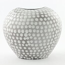 Ingrid Atterberg (Västkust 1943) Swelling Vase with White Dots 18/16 cm