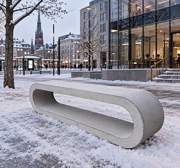 Betongbänk Viol 200x37x52,5cm
