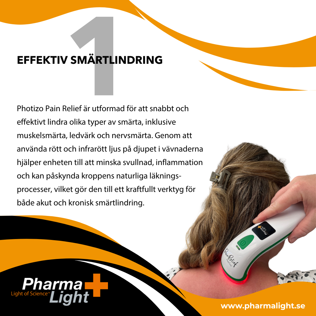 Photizo Pain Relief LED-ljusterapi/LED-LLLT - 8