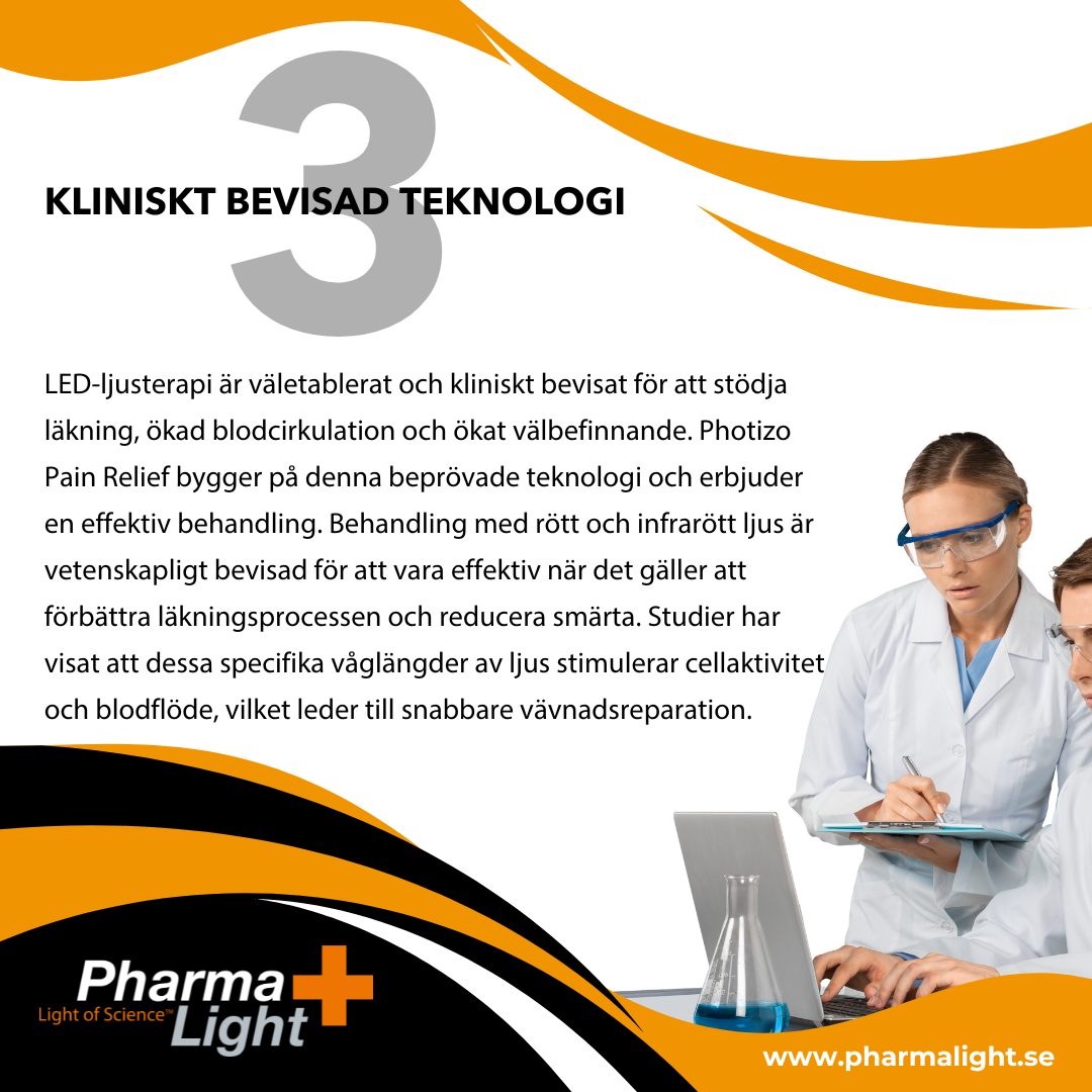 Photizo Pain Relief LED-ljusterapi/LED-LLLT - 10