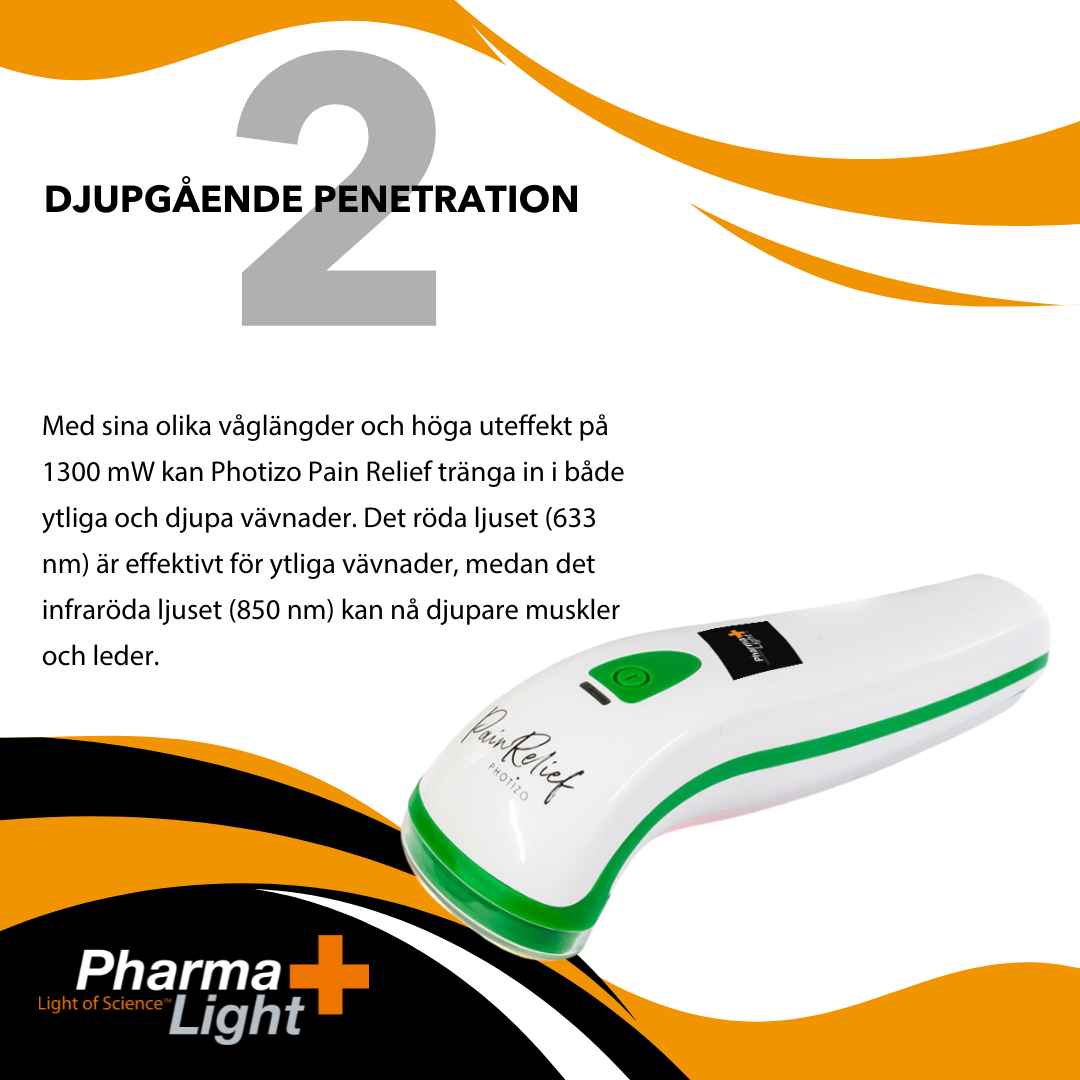 Photizo Pain Relief LED-ljusterapi/LED-LLLT - 9