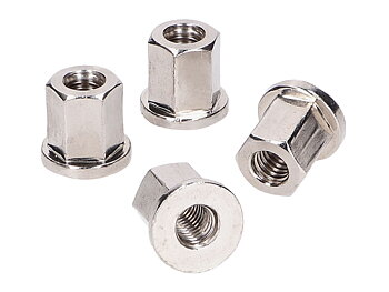 Cylinder head nut set M6x1 mm. 4pcs