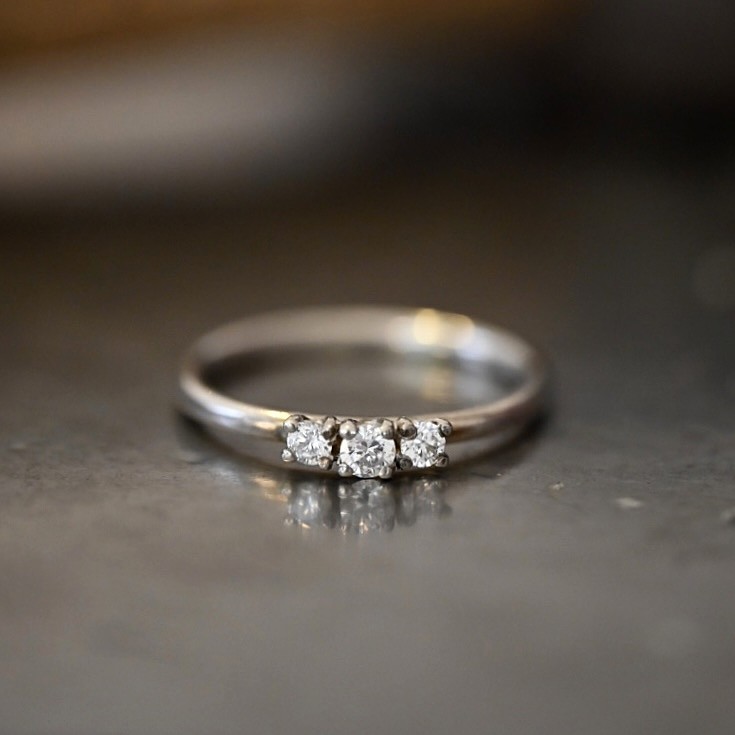 Ring Julie handgjord guld 18 karat 