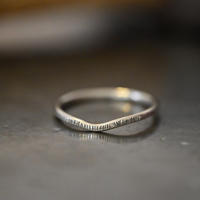 Ring Björk handgjord guld 18 karat 