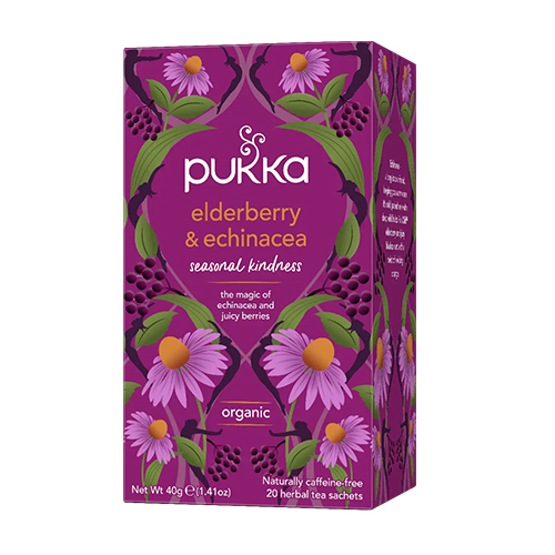 Pukka Elderberry & Echinacea Te EKO - 20 tepåsar