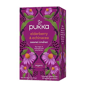 Pukka Elderberry & Echinacea Te EKO - 20 tepåsar