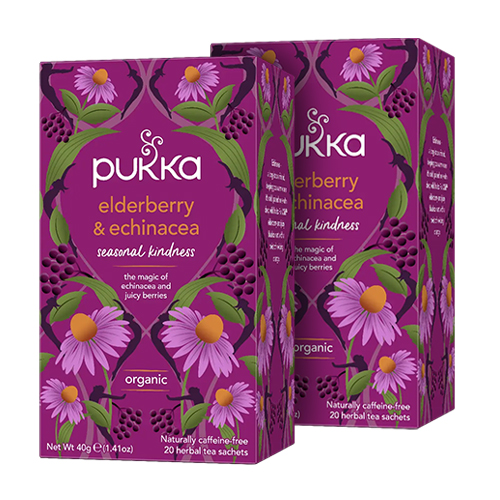 Pukka Elderberry & Echinacea Te EKO - 20 tepåsar - 2