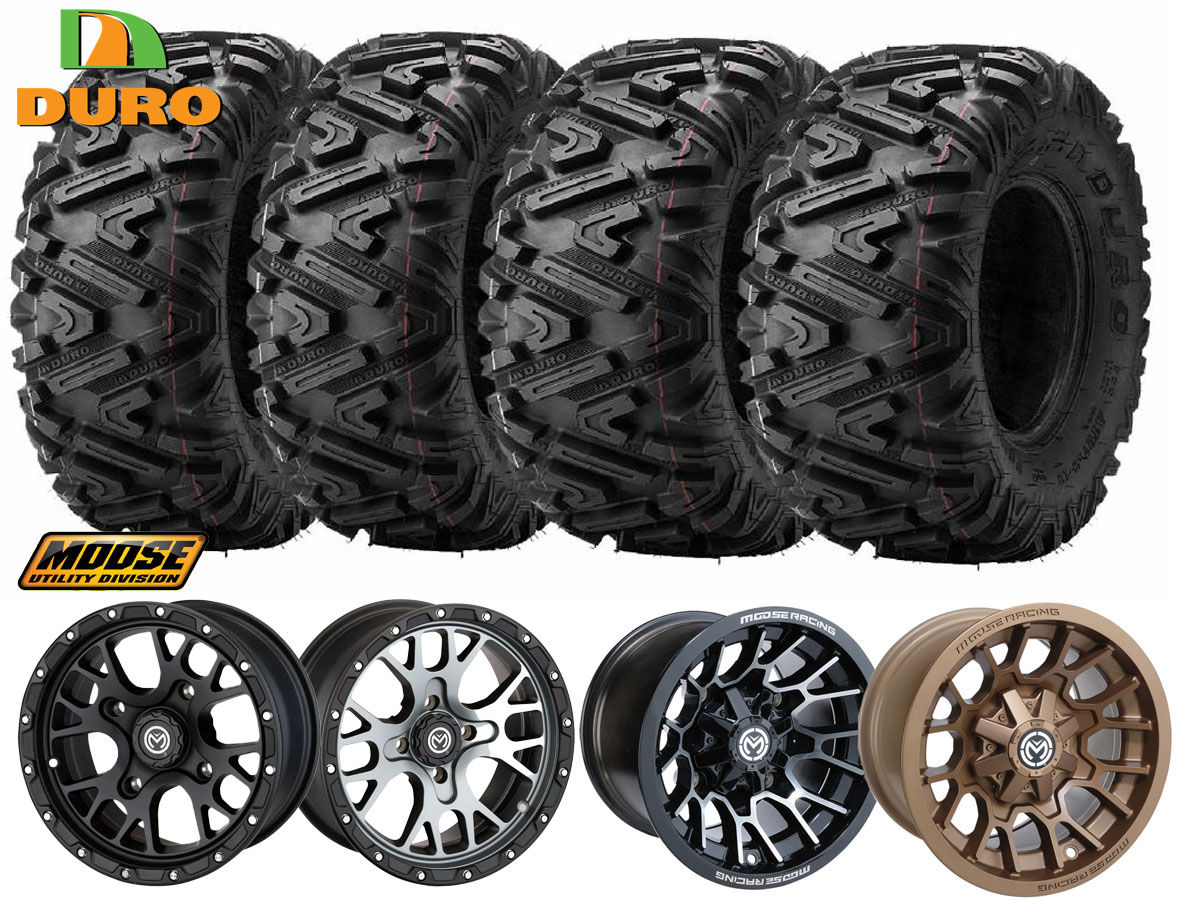 Hjulsats 14" Aluminium med 28" Duro Powergrip
