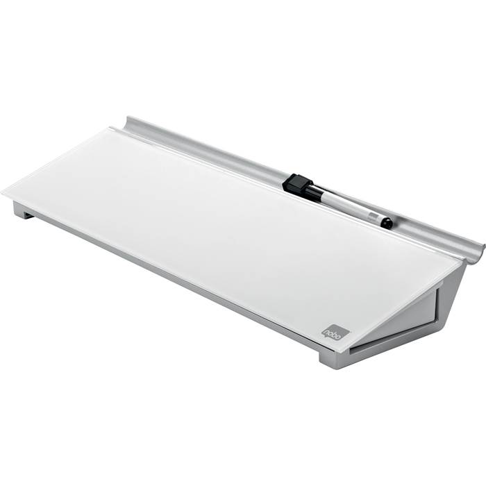 Memotavla glas 46x12,5cm vit - 2