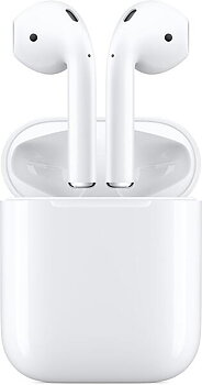 Apple AirPods (2nd Generation) Wireless In-ear med Lightning Laddningsetui - Begagnad i Bra Skick - Original