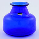 Erik Höglund (1950s) Blue Bottle Vase 11/10 cm H998/110