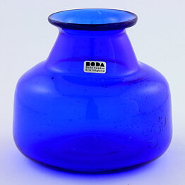 Erik Höglund (1950s) Blue Bottle Vase 11/10 cm H998/110