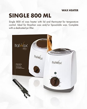  ItalWax Voksvarmere SINGEL 800