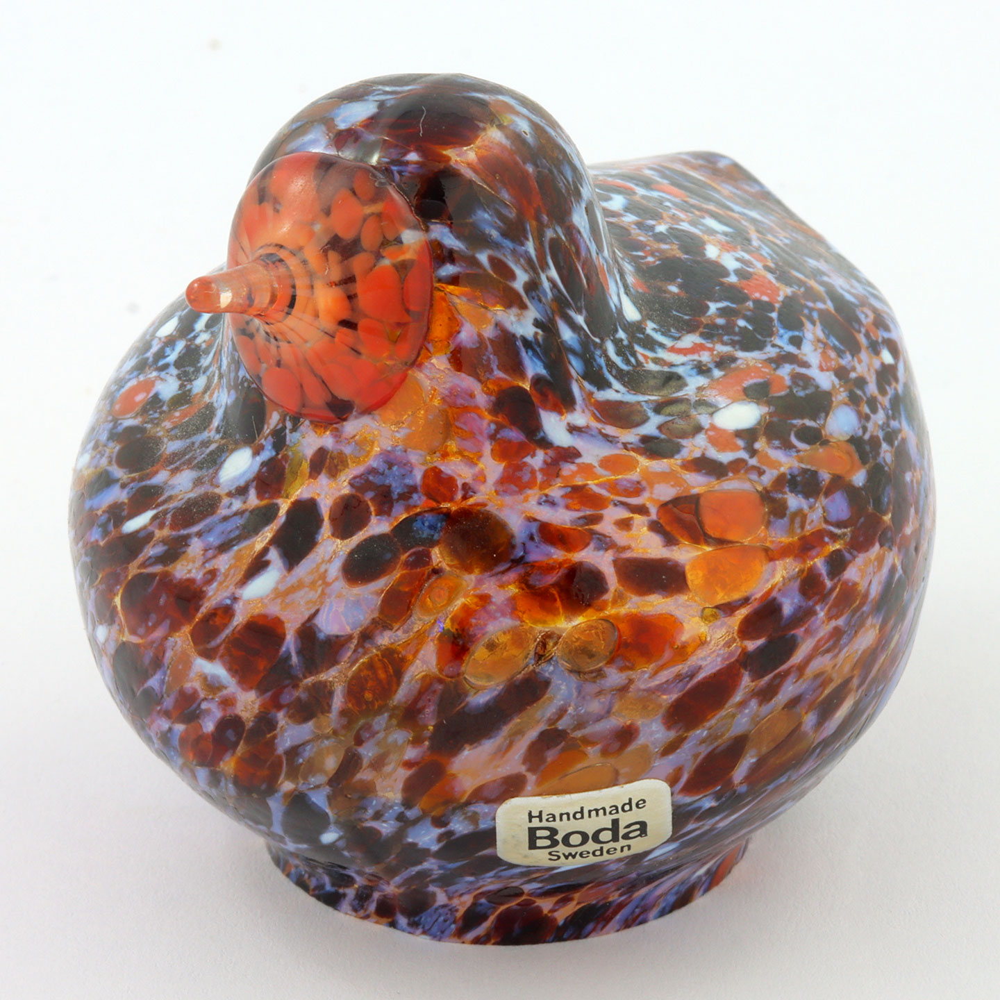 ロールストランド窯　Bertil Vallien デザイン　鳥　ヴィンテージ Bertil Vallien (Boda Birds 1975) Heartwarming Bird 7 cm