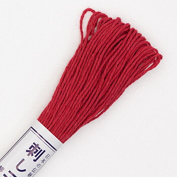 Sashiko thread - Red 12