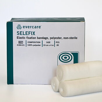 Gasbinda Elastisk 10 cm × 4 m (20 st) Evercare Selefix