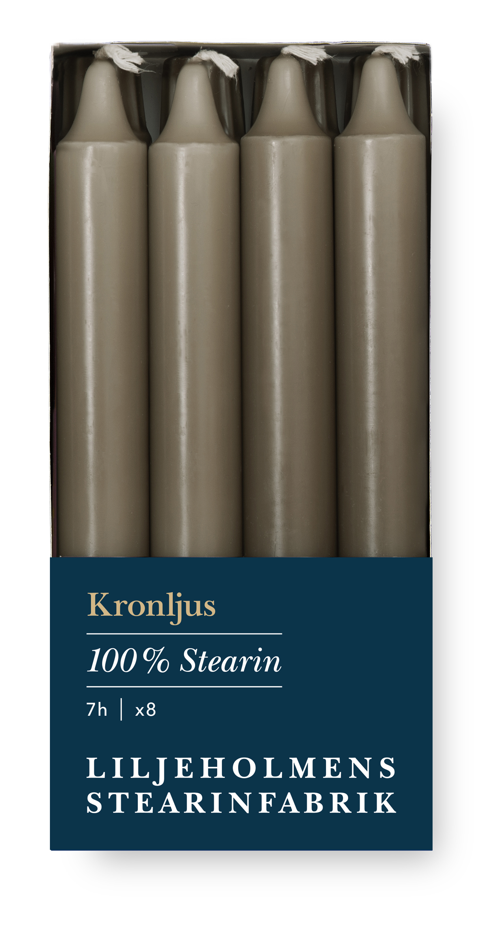 Kronljus 8  packs Nougat - 2