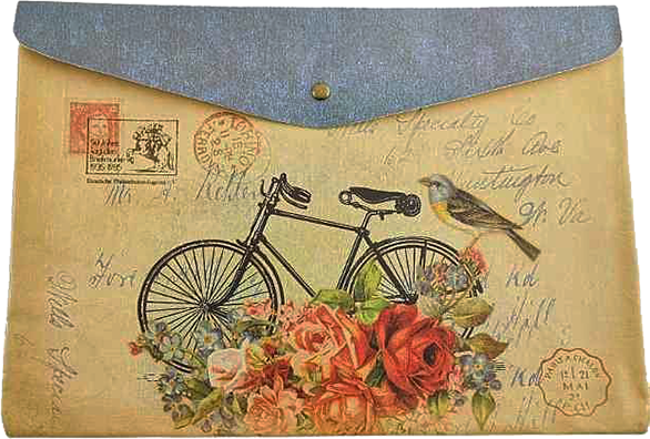 Envelope format Protective case in A4 size Bird