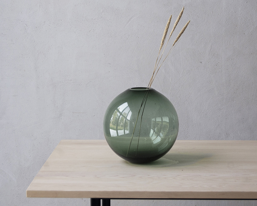 TÅNGEN - GRANGRÖNT glasklot 30 cm - 6