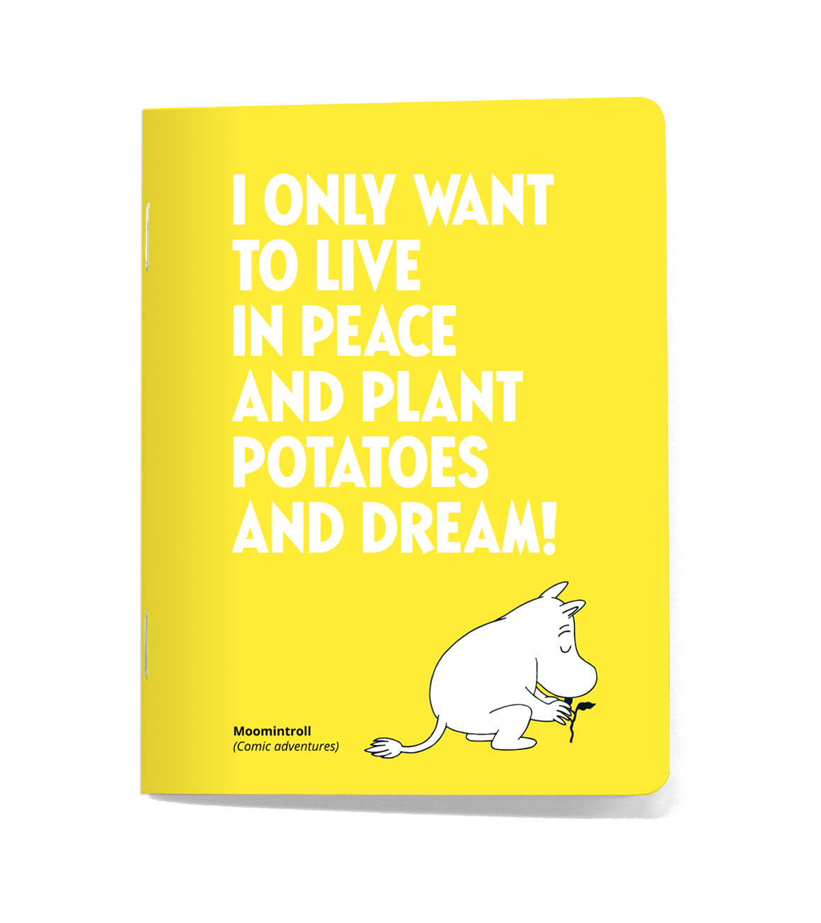 Moomin Notebook 12x9 cm - Moomintroll Quotes