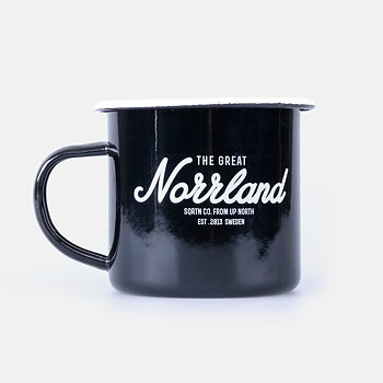 SQRTN - Emaljmugg Great Norrland 400ml Black