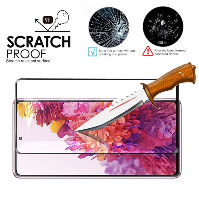 Samsung Galaxy S20 Plus - Full Coverage Tempered Screen Protector - 7