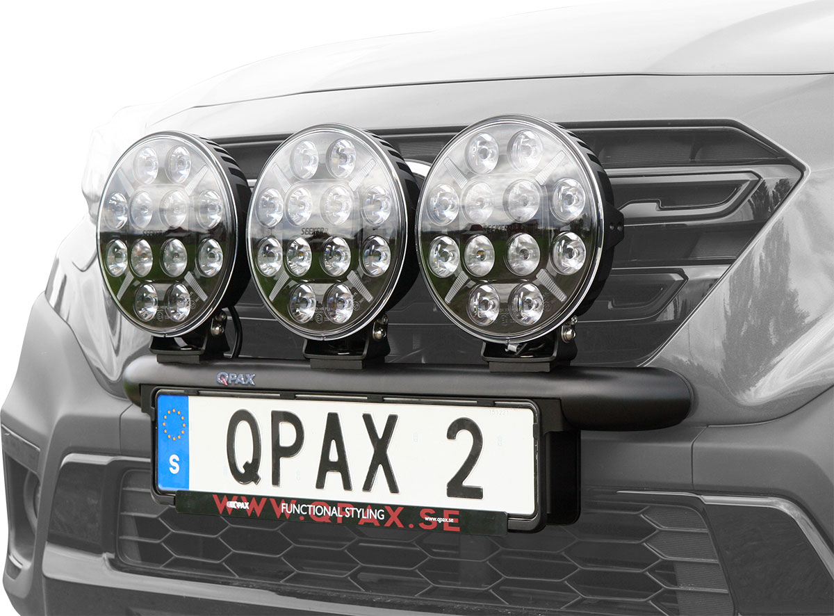 Q-LIGHT II VW Caddy 04-10 extraljusfäste (extraljusbåge) för upp till 3st lampor