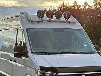 T-RACK VW Crafter H3 17- Front low roofbar