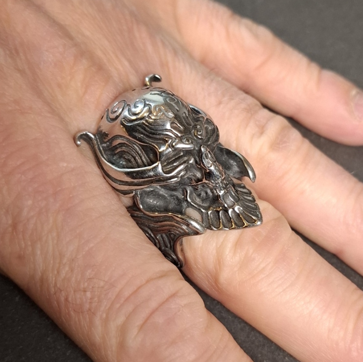 Alien Ring i Rostfritt stål - 2