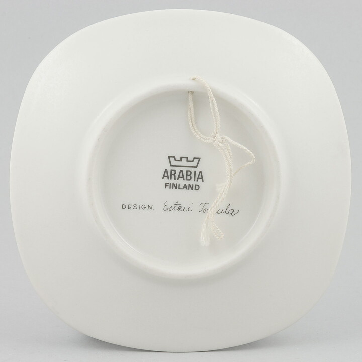 エステリ・トムラ  Botanicaシリーズ イトシャジン   陶板  Wall Plaque  1980年  13cm