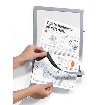 Duraframe A4 magnet mblå 5/fp