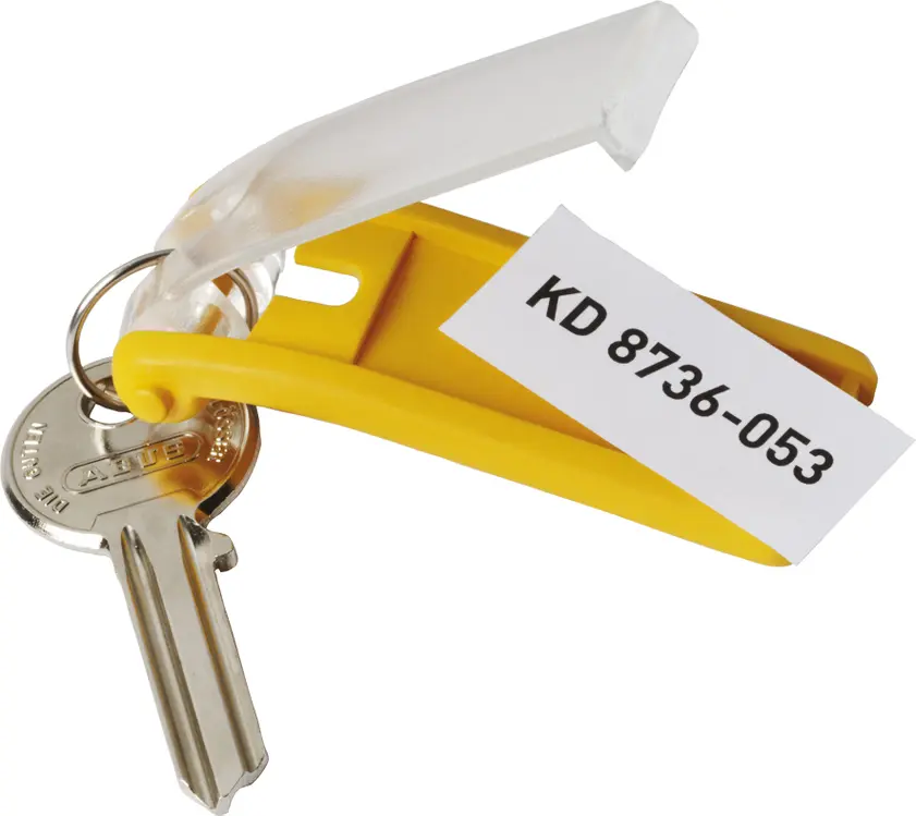 Nyckelbricka KEY CLIP 6/fp Gul - 5