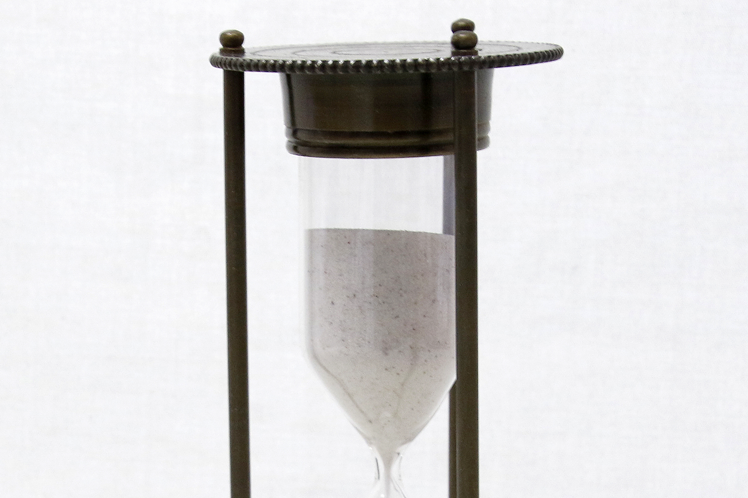 Hourglass Antique Brass 25x9 cm - 2