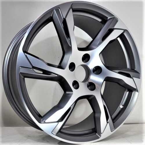 22" R90 Matt Gumetal/polished 5x108