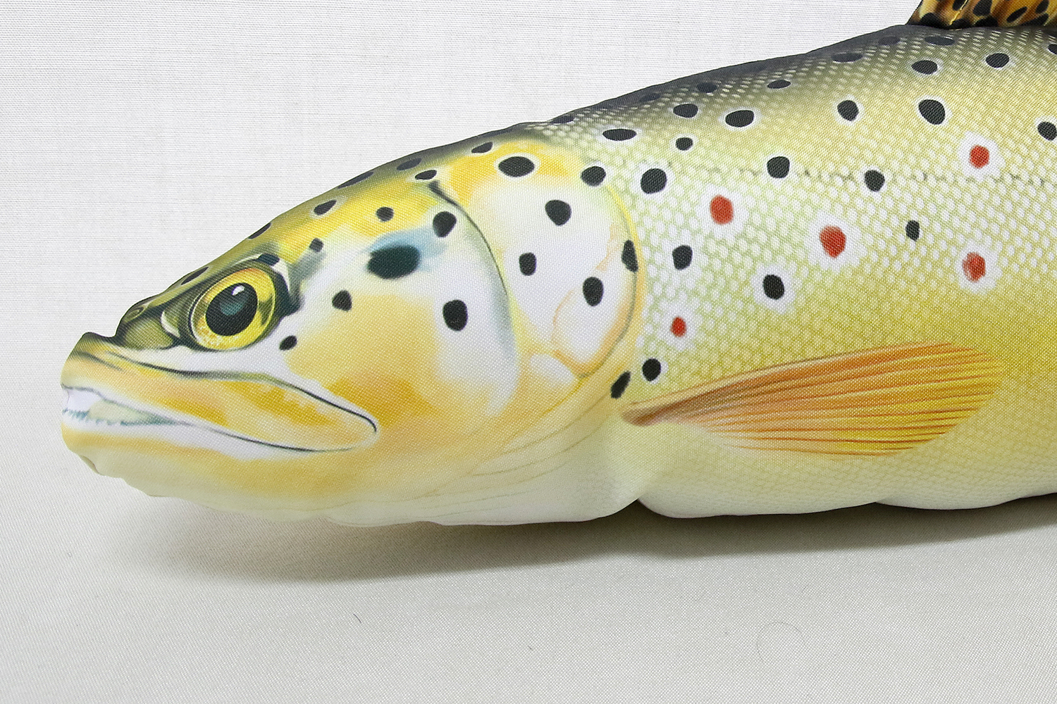 Brown trout cushion 62x28 cm - 2